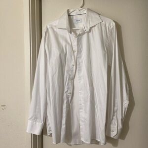 ETON white button up dress shirt 
Retail $270